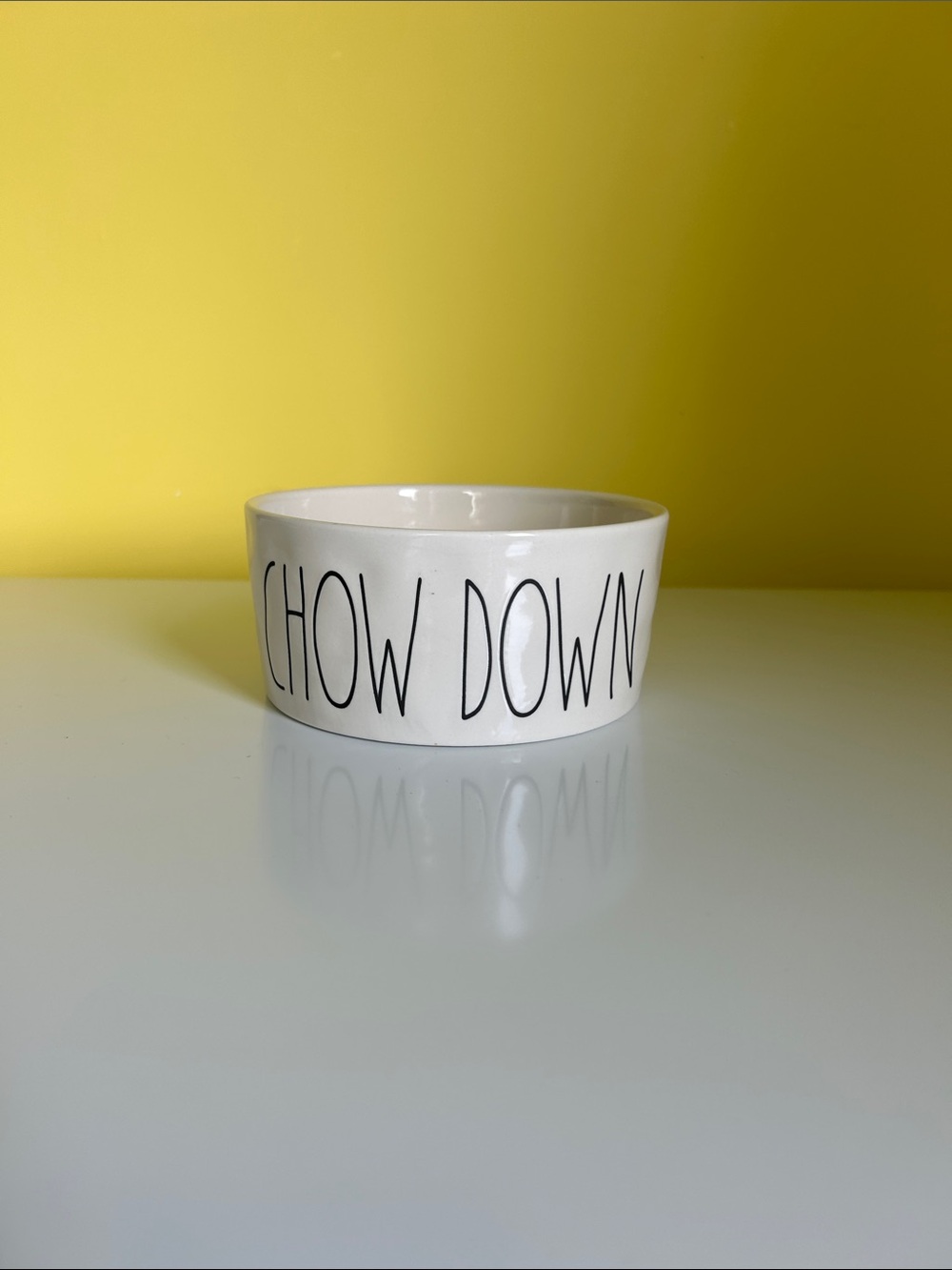 Rae Dunn pet food bowl